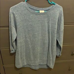 Oversized 3/4 sleeve shirt